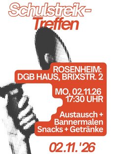 2.11.2026: Schulstreik-Treffen