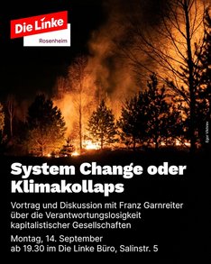 14.09.2026: System Change oder Klimakollaps