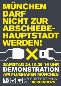 24.10.2026: Abschiebeterminal MUC verhindern