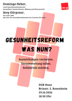 29.10.2026: Gesundheitsreform – was nun?