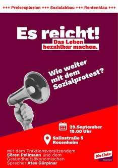 29.9.2026: Wie weiter mit dem Sozialprotest?